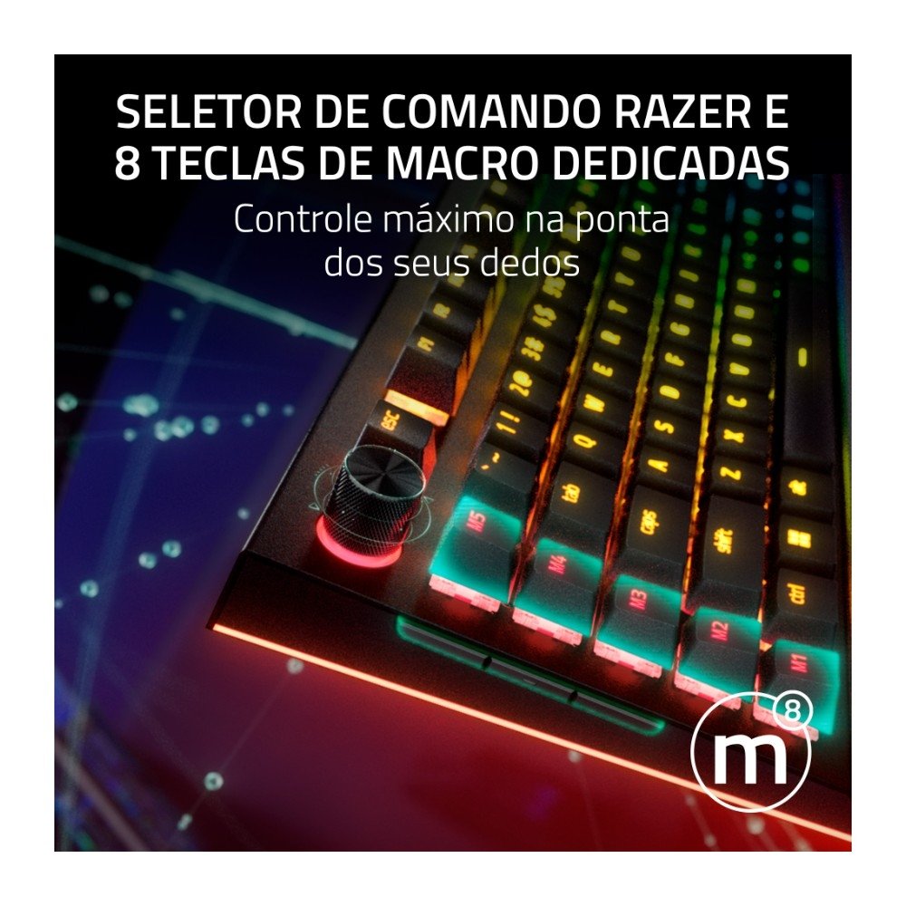 Teclado Gamer ( Balão.info) V4 PRO, com Fio, Chroma RGB, Switch Green, Layout US - RZ03-( Balão.info - foto 4