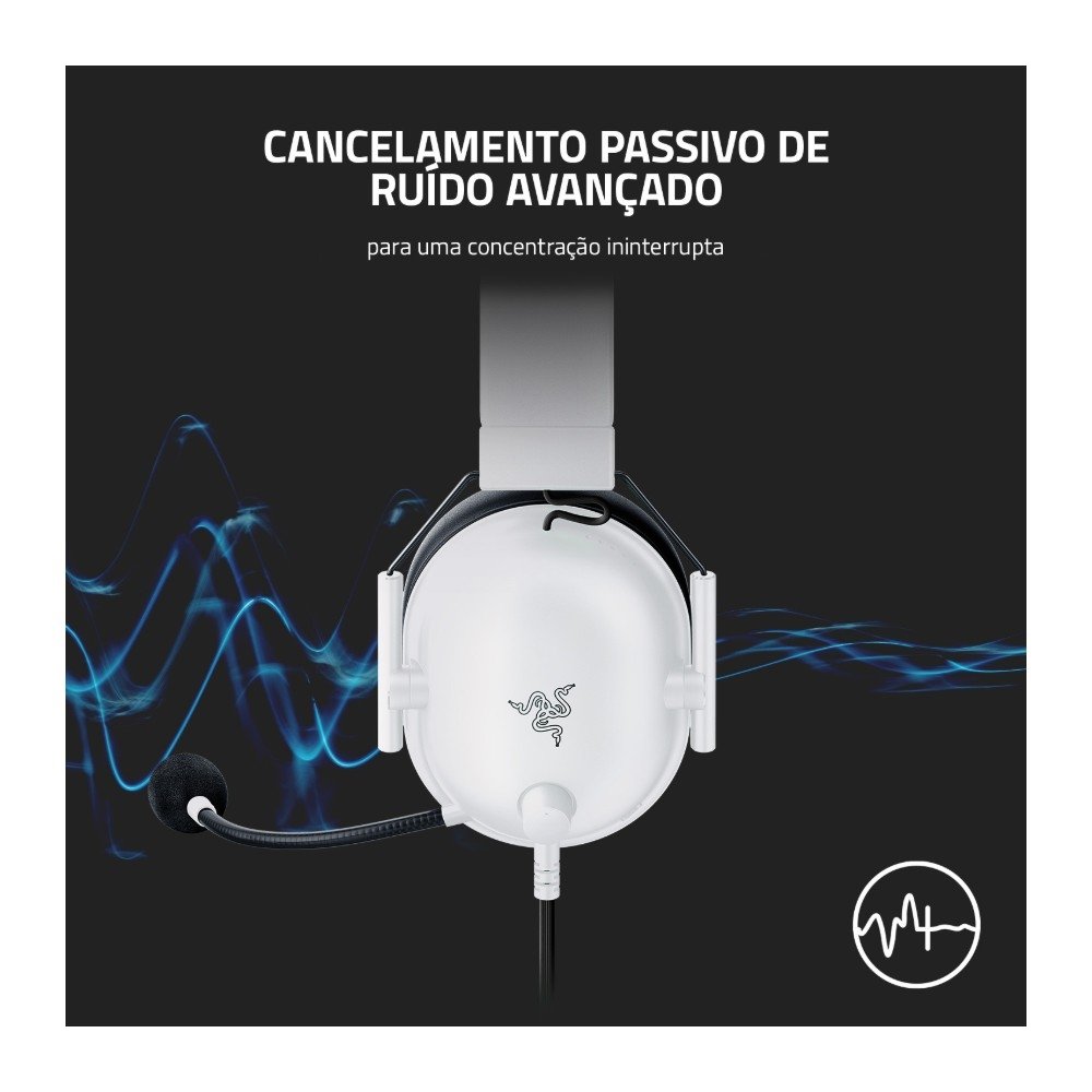 Headset Gamer ( Balão.info) V2 X, Drivers 50mm, Microfone Cardioide, Surround 7.1, 3.5 mm, Branco - RZ04-( Balão.info - foto 2