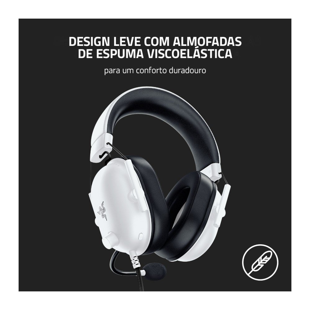 Headset Gamer ( Balão.info) V2 X, Drivers 50mm, Microfone Cardioide, Surround 7.1, 3.5 mm, Branco - RZ04-( Balão.info - foto 3