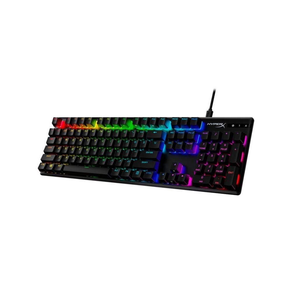 Imagem 3 de 4 do produto Teclado Mecânico Gamer HyperX Alloy Origins PBT, RGB, Switch Blue, ABNT2 - 639N4AA#AC4