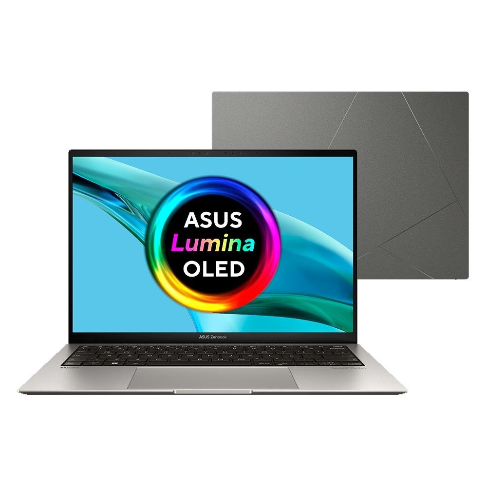 Notebook ASUS Zenbook S 13 OLED, Intel Core I7-1355U EVO, 16GB RAM, SSD 1 TB, 13.3" OLED 2,8K, Win 11, Cinza - UX5304VA-NQ271W Notebook ASUS Zenbook S 13 OLED, Intel Core I7-1355U EVO, 16GB RAM, SSD 1 TB, 13.3" OLED 2,8K, Win 11, Cinza - UX5304VA-NQ271W
