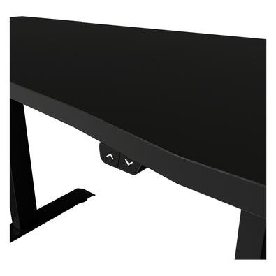 Tampo Ergonômico Para Mesa Elements Mdf Preto 1600 x 700 mm - Pro Setup -  E-Commerce