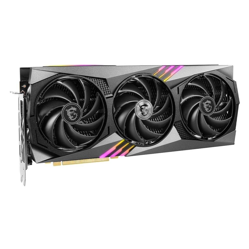 Placa de Vídeo RTX 4070 Gaming Trio 12G MSI NVIDIA GeForce, 12GB, GDDR6X, HDR, DLSS, G-Sync, Ray Tracing Placa de Vídeo RTX 4070 Gaming Trio 12G MSI NVIDIA GeForce, 12GB, GDDR6X, HDR, DLSS, G-Sync, Ray Tracing