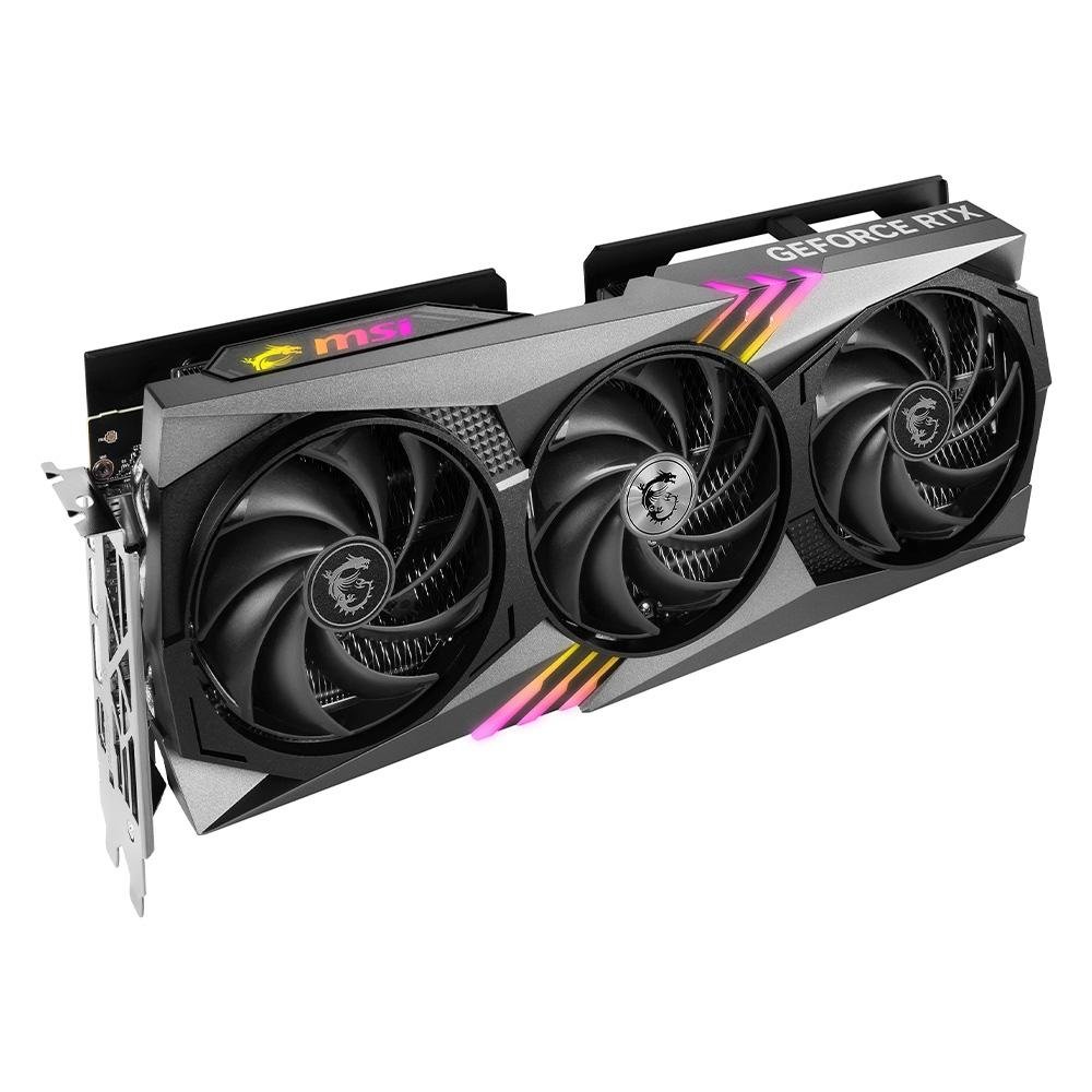 Placa de Vídeo RTX 4070 Gaming Trio 12G MSI NVIDIA GeForce, 12GB, GDDR6X, HDR, DLSS, G-Sync, Ray Tracing Placa de Vídeo RTX 4070 Gaming Trio 12G MSI NVIDIA GeForce, 12GB, GDDR6X, HDR, DLSS, G-Sync, Ray Tracing