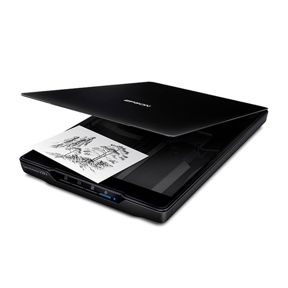 Scanner de Mesa Epson V39II, USB, Colorido, Bivolt, Preto - V39 II
