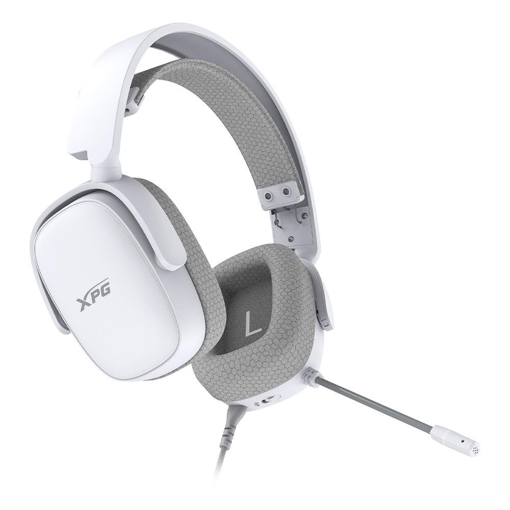Headset Gamer XPG PRECOG S, Drivers 50mm, P3, Branco - PRECOG S-WHCWW Headset Gamer XPG PRECOG S, Drivers 50mm, P3, Branco - PRECOG S-WHCWW