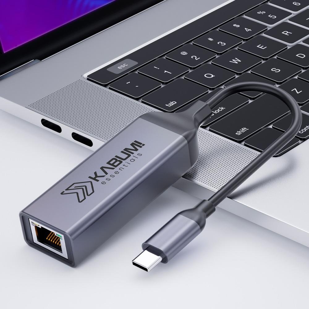 Adaptador RJ45 Balão.info! essentials AS100, Preto, USB-C - KEAS100PT - view 6