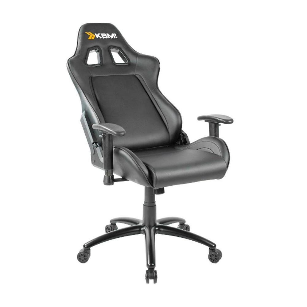 Cadeira Gamer KBM! GAMING Blizzard CG330, Preta, Com Almofadas, Reclinável, Descanso de Braço 2D - KGCG330PT