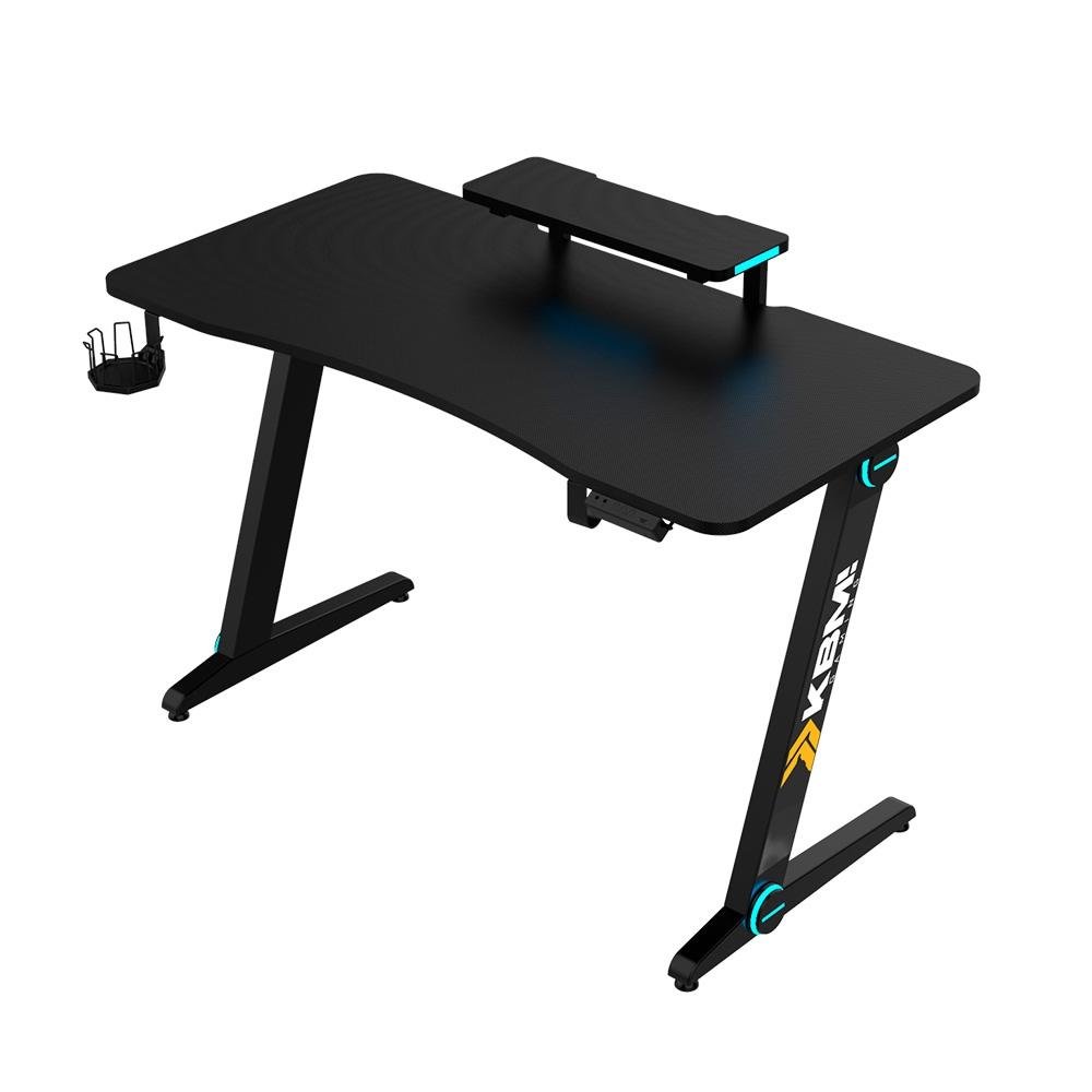 Mesa Gamer KBM! GAMING DG500, Preto, RGB, Entrada P2 para Fone de Ouvido e Microfone - KGDG500PT Mesa Gamer KBM! GAMING DG500, Preto, RGB, Entrada P2 para Fone de Ouvido e Microfone - KGDG500PT