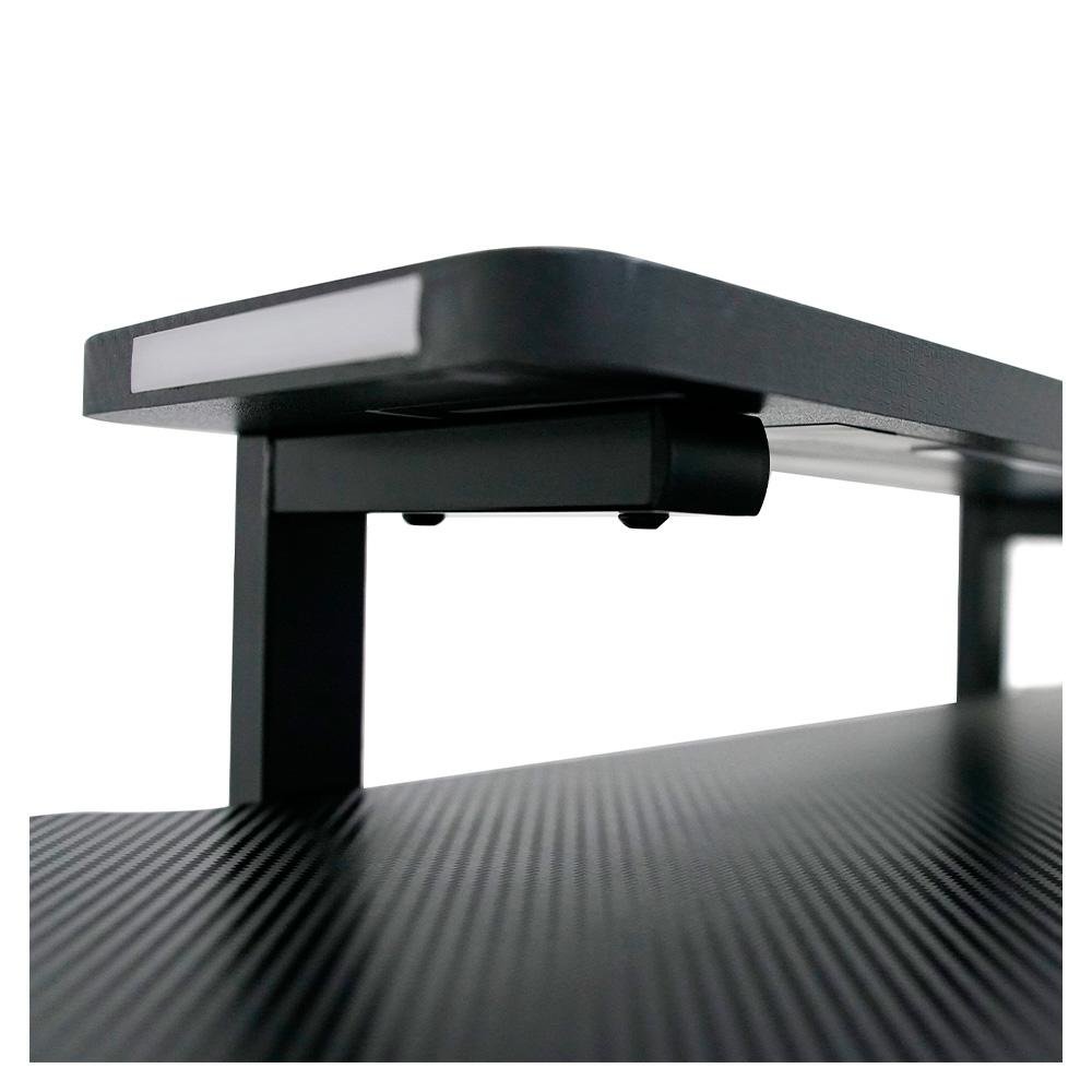 Mesa Gamer KBM! GAMING DG500, Preto, RGB, Entrada P2 para Fone de Ouvido e Microfone - KGDG500PT Mesa Gamer KBM! GAMING DG500, Preto, RGB, Entrada P2 para Fone de Ouvido e Microfone - KGDG500PT