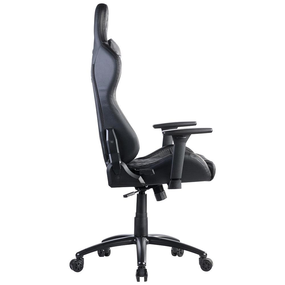 Imagem 4 de 11 do produto Cadeira Gamer KBM! GAMING Hailstorm CG450, Preta, Com Almofadas, Reclinável, Descanso de Braço 2D - KGCG450PT