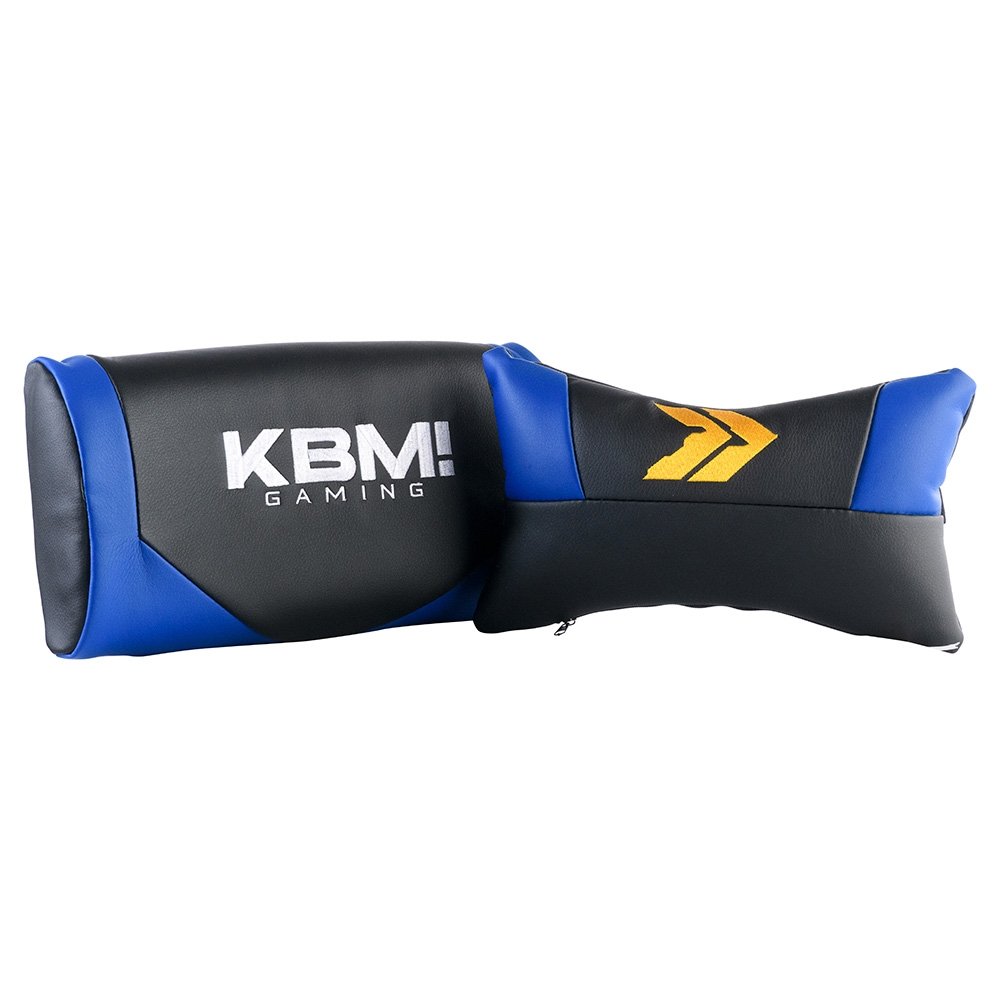 Imagem 8 de 10 do produto Cadeira Gamer KBM! GAMING Hailstorm CG450, Preta e Azul, Com Almofadas, Reclinável, Descanso de Braço 2D - KGCG450PTAZ