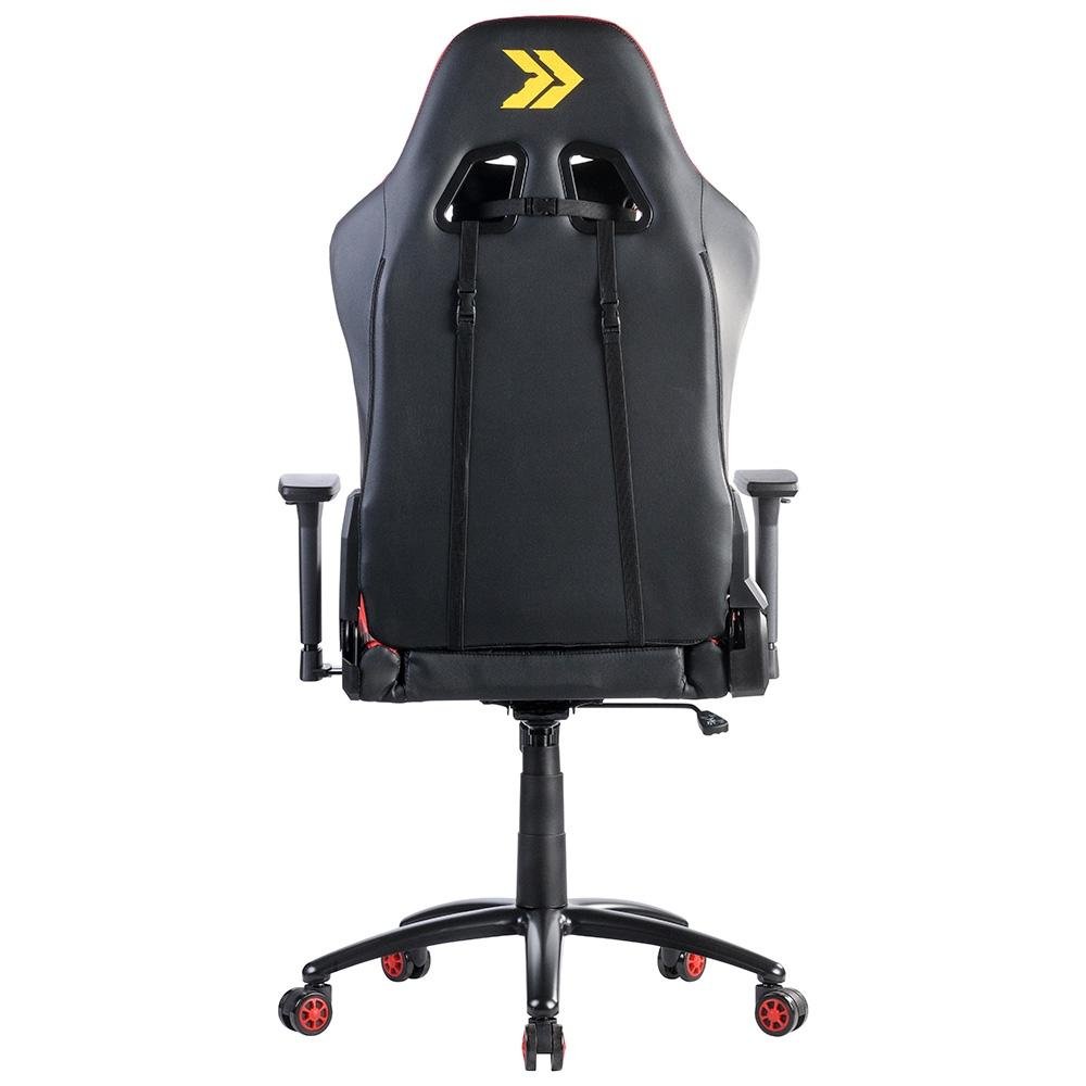 Cadeira Gamer KBM! GAMING Hailstorm CG450, Preta e Vermelha, Com Almofadas, Reclinável, Descanso de Braço 2D - KGCG450PTVM Cadeira Gamer KBM! GAMING Hailstorm CG450, Preta e Vermelha, Com Almofadas, Reclinável, Descanso de Braço 2D - KGCG450PTVM
