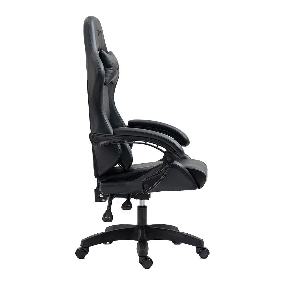 Cadeira Gamer KBM! GAMING CG200, Preto - Pistão Classe 4, Almofadas cabeça e lombar - KGCG200PT