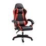 Cadeira Gamer KBM! GAMING CG200, Preto e Vermelho - Pistão Classe 4, Almofadas cabeça e lombar - KGCG200PTVM