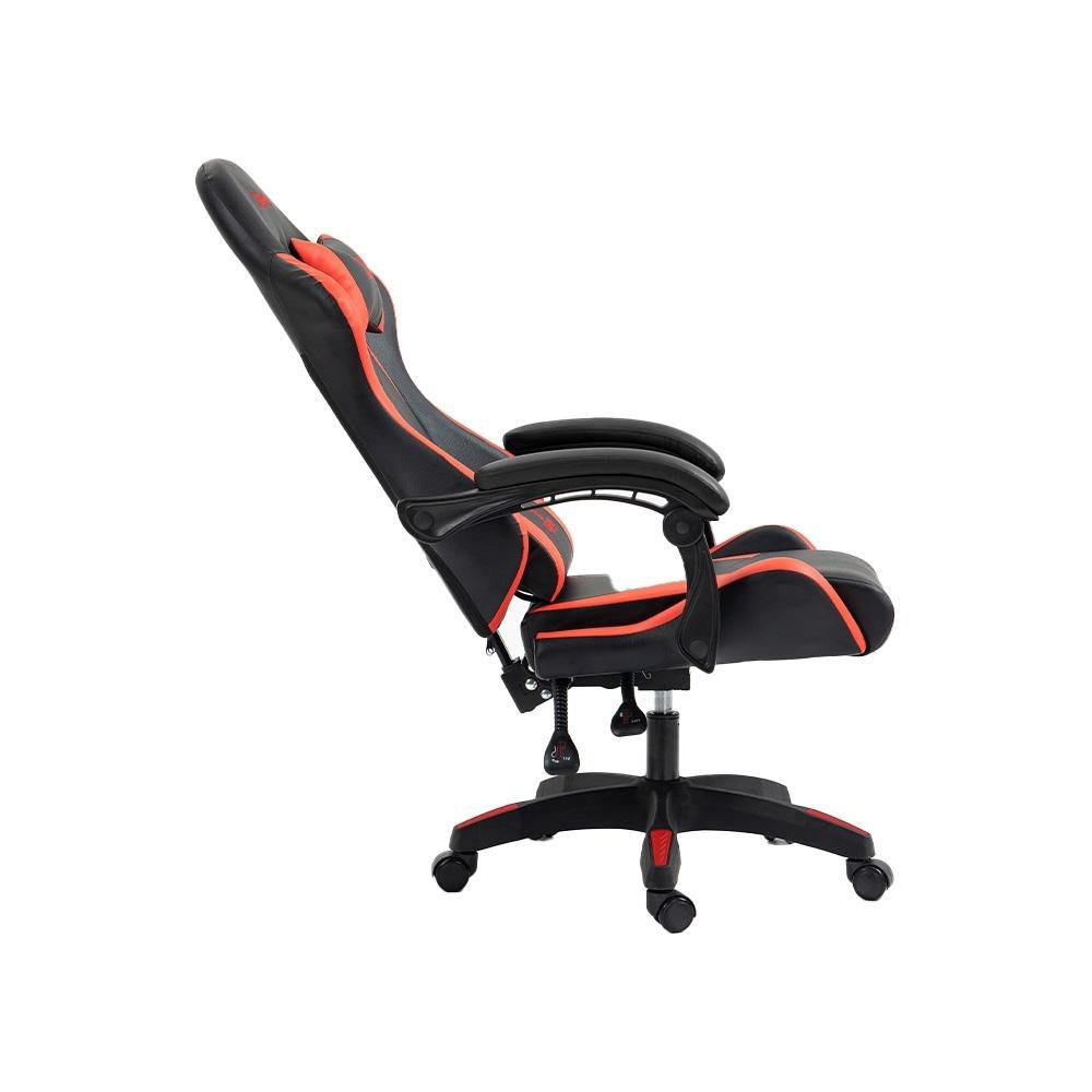 Cadeira Gamer KBM! GAMING CG200, Preto e Vermelho - Pistão Classe 4, Almofadas cabeça e lombar - KGCG200PTVM Cadeira Gamer KBM! GAMING CG200, Preto e Vermelho - Pistão Classe 4, Almofadas cabeça e lombar - KGCG200PTVM