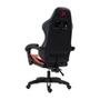 Cadeira Gamer KBM! GAMING CG200, Preto e Vermelho - Pistão Classe 4, Almofadas cabeça e lombar - KGCG200PTVM