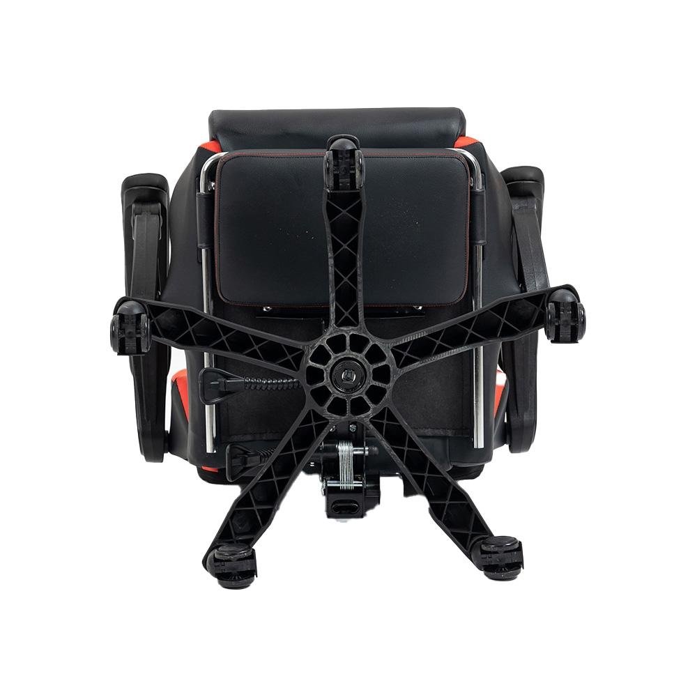 Imagem 8 de 10 do produto Cadeira Gamer KBM! GAMING CG200, Preto e Vermelho - Pistão Classe 4, Almofadas cabeça e lombar - KGCG200PTVM