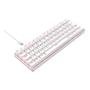 Teclado Mecânico Gamer Hyrax Thunder HCK61, LED Vermelho, Switch Blue, 100% anti-ghosting, ABNT2, Branco - HCK61W-BLUE-LED