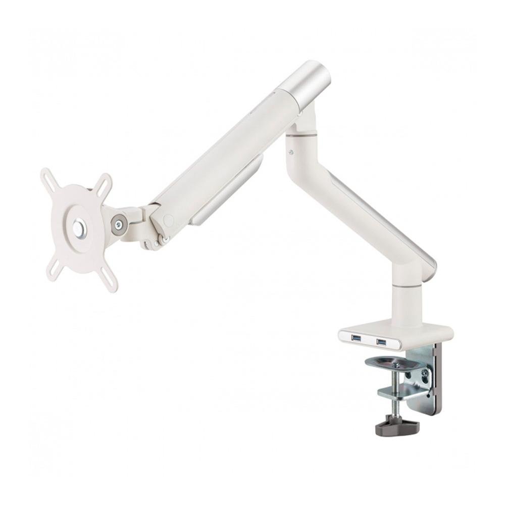 Imagem 2 de 5 do produto Suporte Articulado PCYes Para Monitor 17 a 32, Vesa, USB, Branco - SM-049B