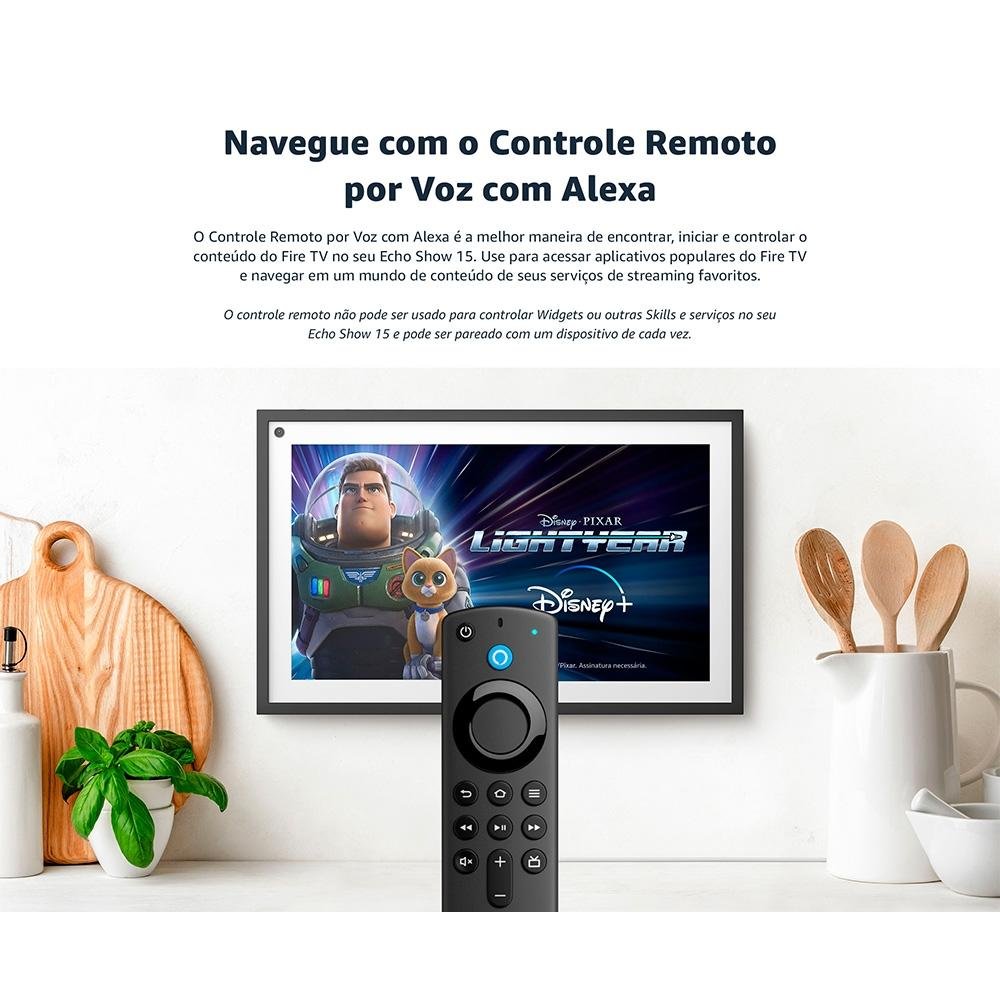Amazon Echo Show 15 本体 Smart Display Echo Show 15 (2ª Geração) Amazon com 15,6