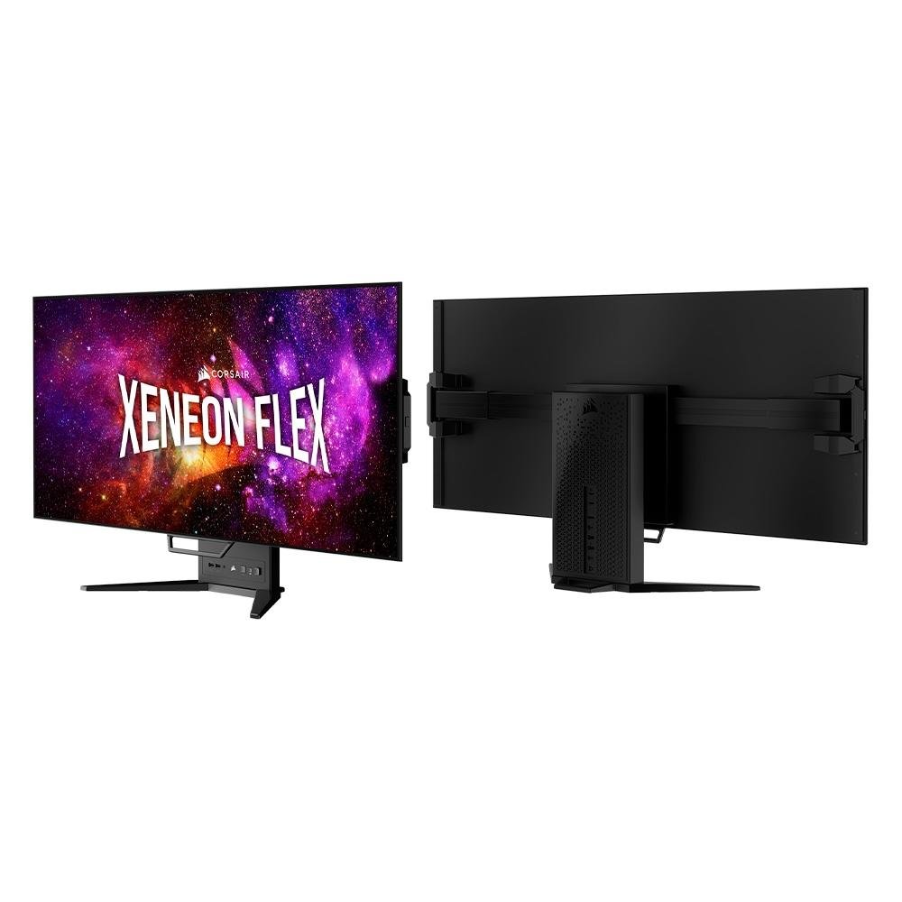Monitor Gamer Corsair Xeneon Flex OLED 45", WQHD, 240Hz, 0.03ms, FreeSync Premium, G-Sync Comp., HDR 1000, USB-C, Altura Ajustável - CM-9030001-NA