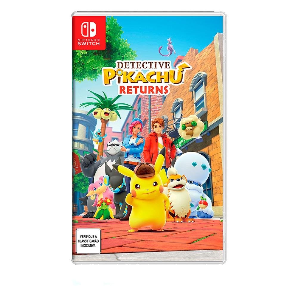 Jogo Detective Pikachu Returns, Switch - HBCPAVHMA Jogo Detective Pikachu Returns, Switch - HBCPAVHMA
