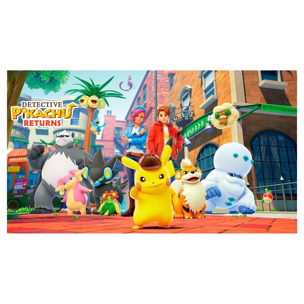 Jogo Detective Pikachu Returns, Switch - HBCPAVHMA Jogo Detective Pikachu Returns, Switch - HBCPAVHMA