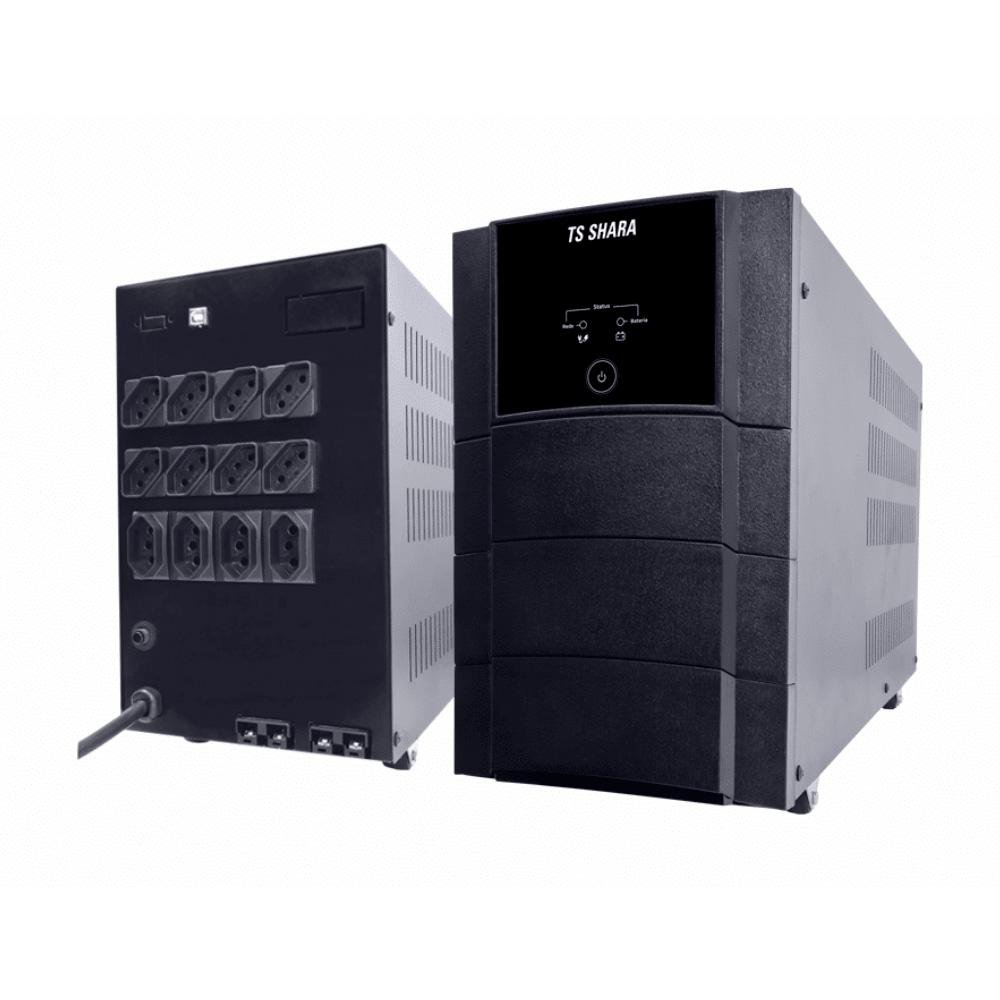 Nobreak TS Shara UPS Xpro, Professional, 3200VA, Saída 115V ou 220V, Universal, USB, RS232, 2BS/2BA, Bivolt, 12 Tomadas, 7AH/45AH - 4507 - view 2