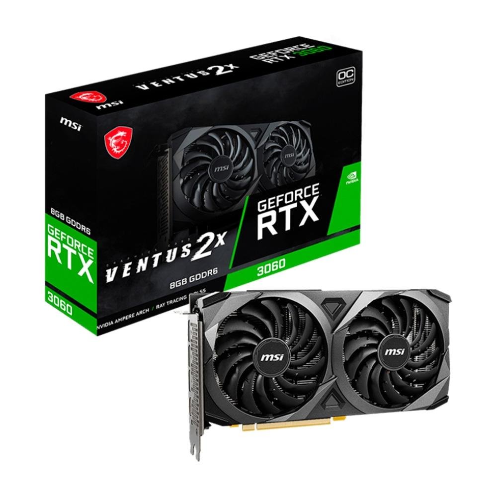Placa de Vídeo RTX 3060 VENTUS 2X 8G OC | KaBuM!