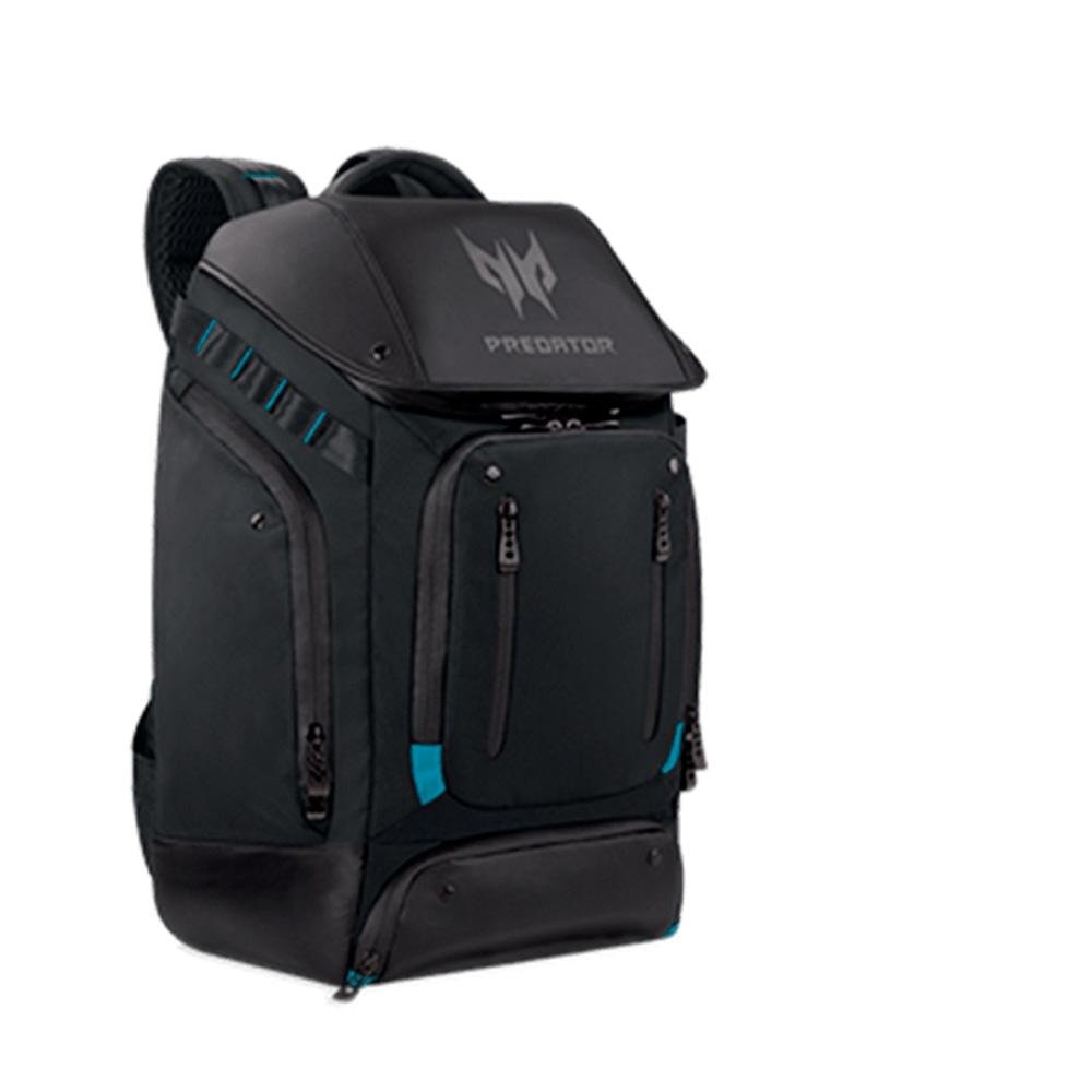 Imagem 2 de 5 do produto Mochila para Notebooks Acer Predator, Notebook até 17", Resistente a água, Interior Acolchoados, Preto e Azul - NP.BAG1A.288