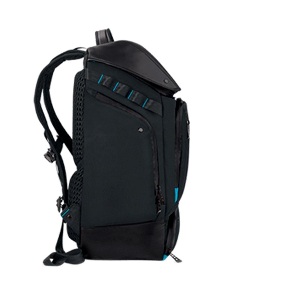 Imagem 3 de 5 do produto Mochila para Notebooks Acer Predator, Notebook até 17", Resistente a água, Interior Acolchoados, Preto e Azul - NP.BAG1A.288