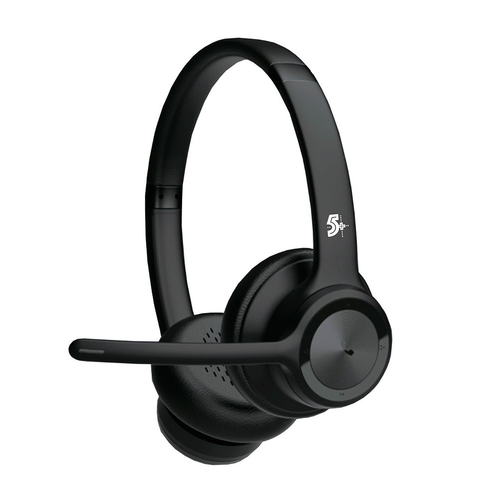 Headset Office Sem Fio Bluetooth Preto Kabum