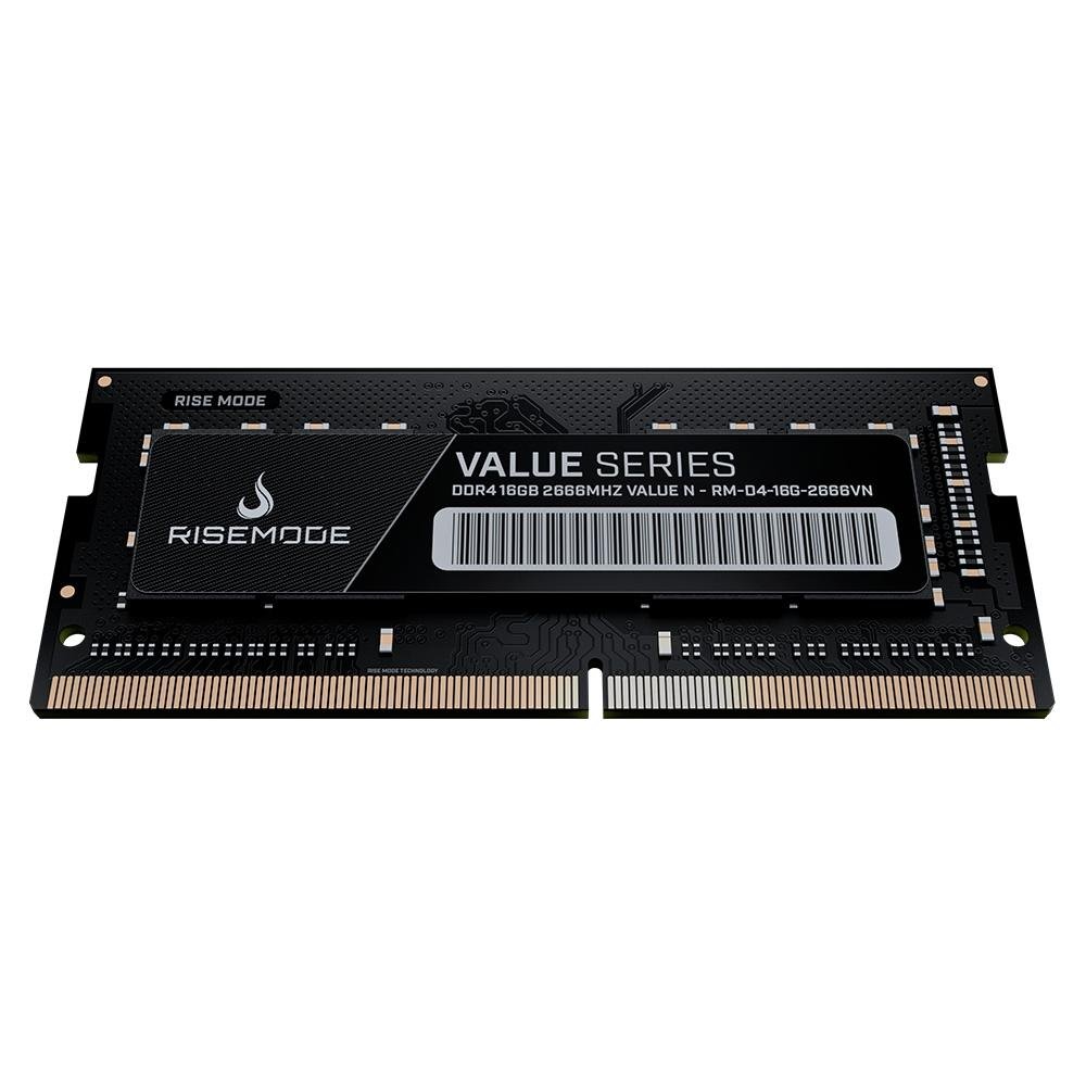 Memoria RAM Para Notebook Rise Mode Value, 16GB, 2666MHZ, DDR4, CL19 - RM-D4-16G-2666VN Memoria RAM Para Notebook Rise Mode Value, 16GB, 2666MHZ, DDR4, CL19 - RM-D4-16G-2666VN