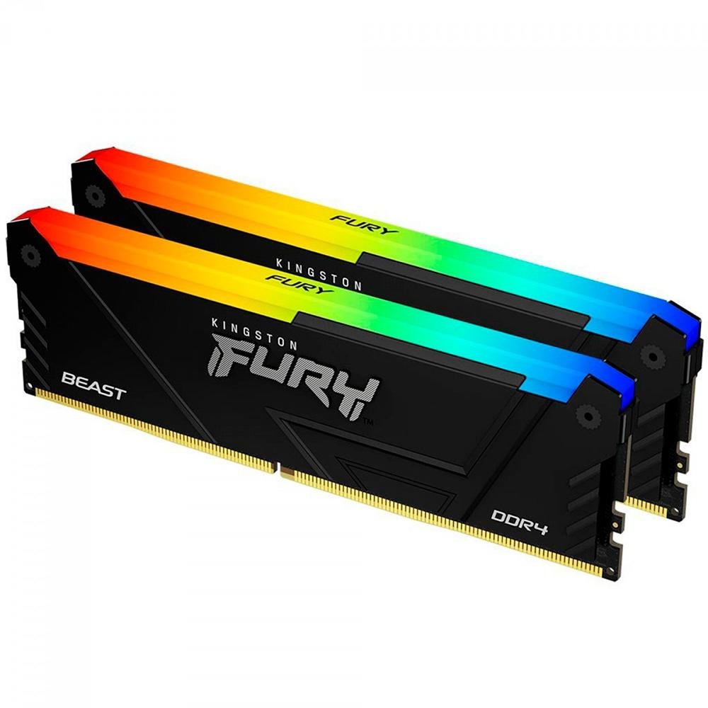 Memória Kingston Fury Beast RGB | KaBuM!