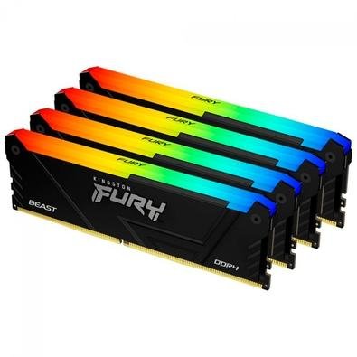 Memória Kingston Fury Beast RGB | KaBuM!