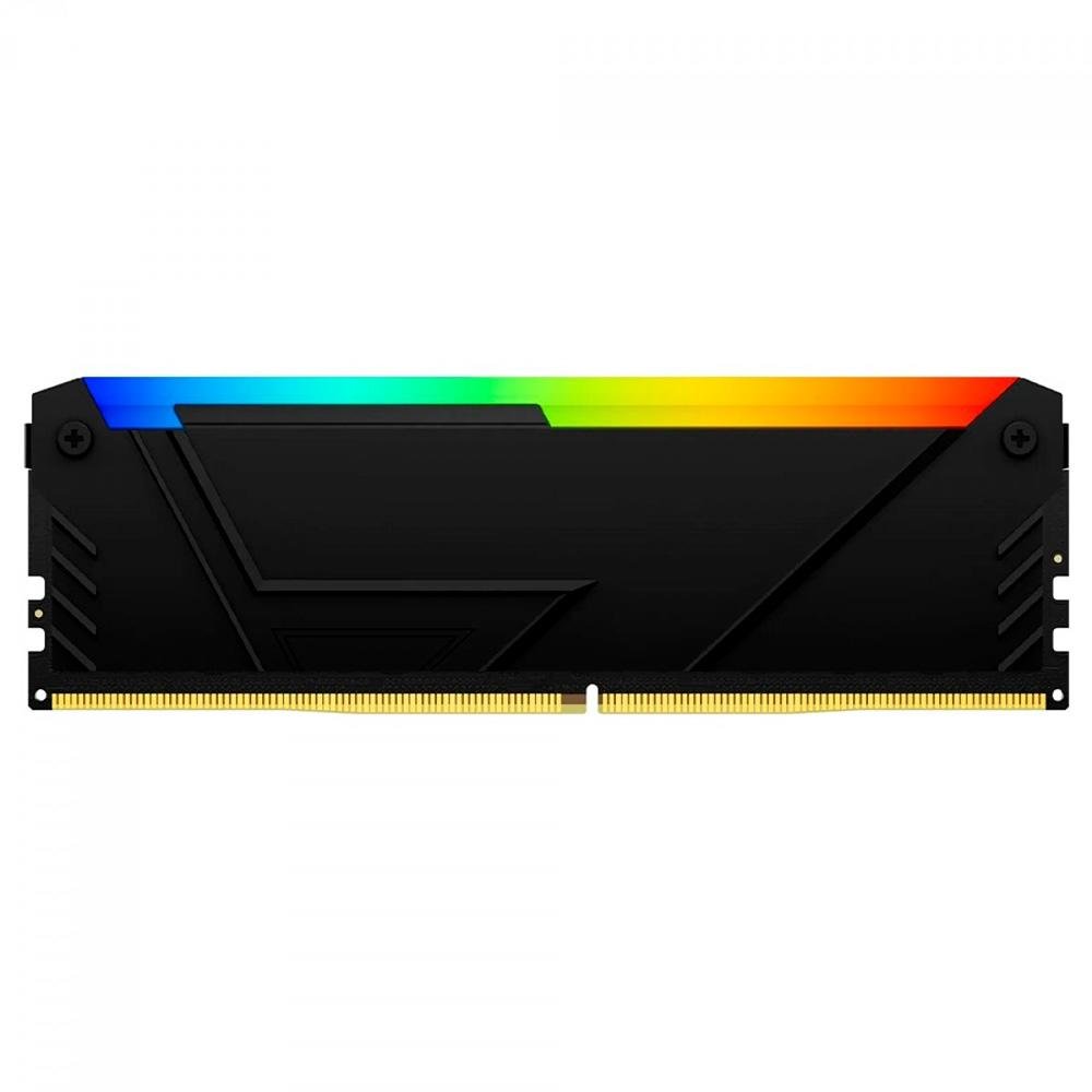 Memória RAM Kingston Fury Beast, RGB, 16GB (2x8GB), 3600MHz, DDR4, CL17, Preto - KF436C17BB2AK2/16 - view 2