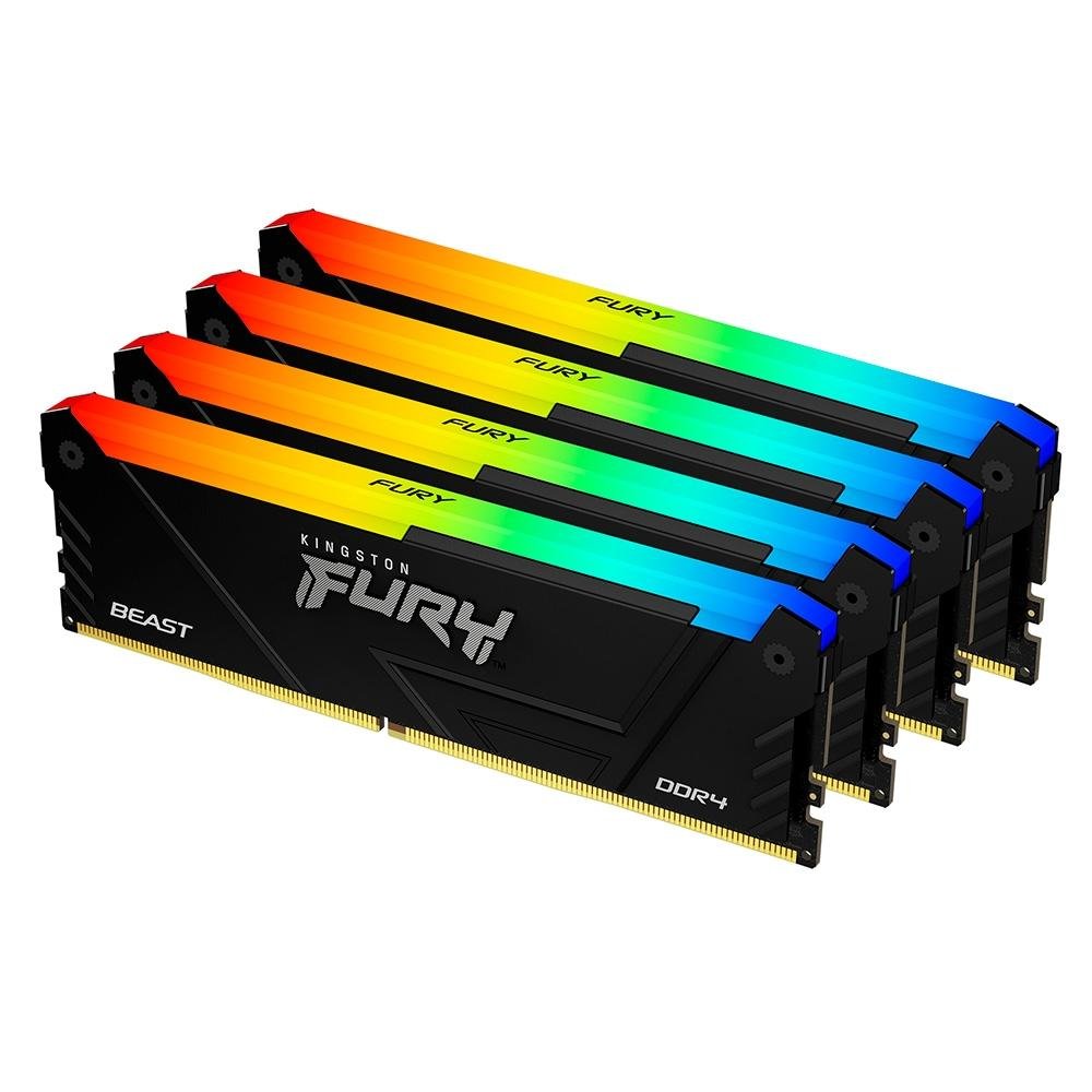 Memória Kingston Fury Beast RGB | KaBuM!