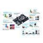 Placa-Mãe GIGABYTE p/ Intel LGA 1150 mATX GA-H81M-H,HDMI, DDR3, Dual UEFIBIOS, SATA 6Gb/s ,USB 3.0, LAN Gbe, Áudio HD 7.1