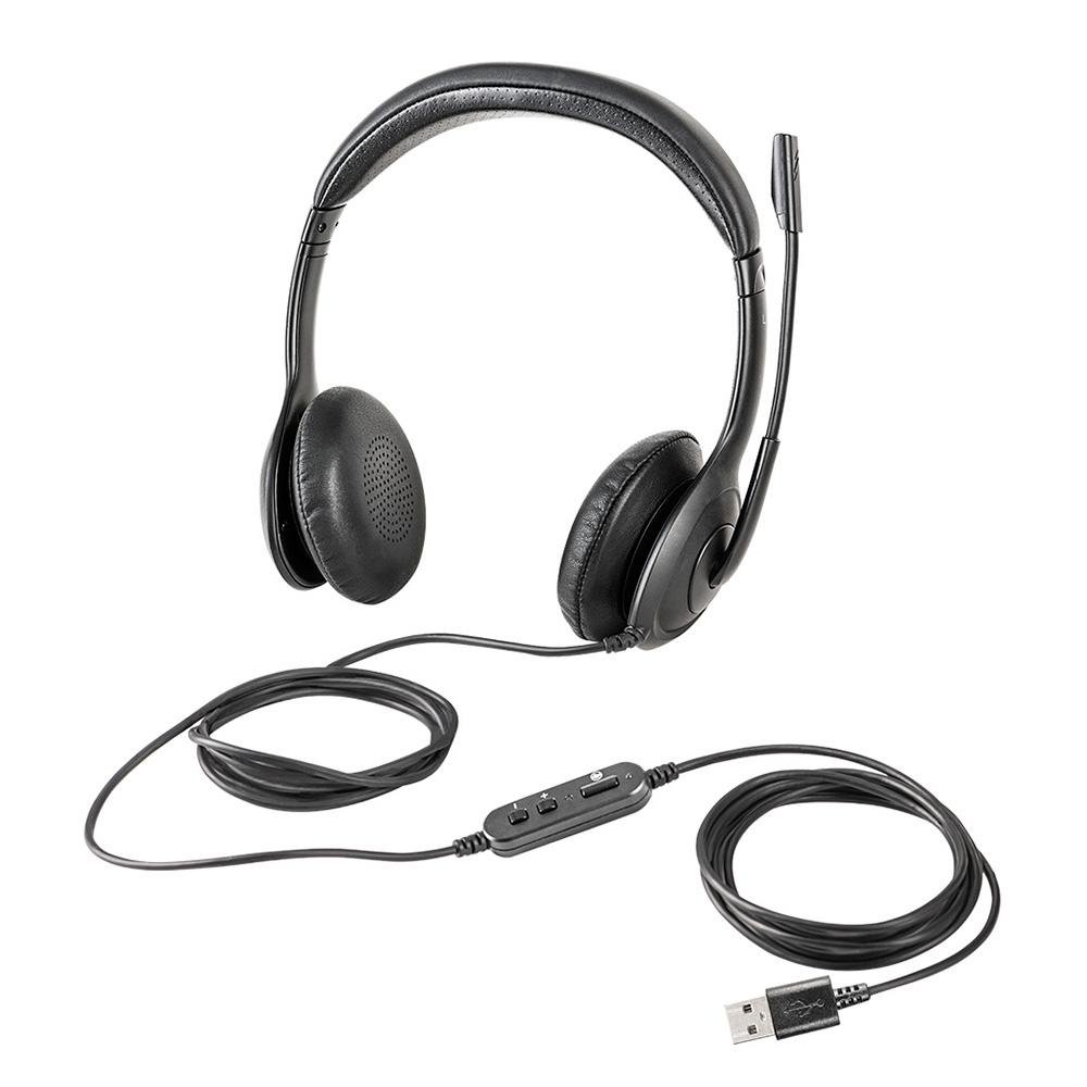 Headset ( Balão.info) Biauricular USB Preto - WHS 60 DUO PR - foto 3