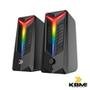 Caixa de Som Gamer KBM! GAMING CSG120, RGB, AUX, Drive de 45mm, RMS 10W - KGCSG120