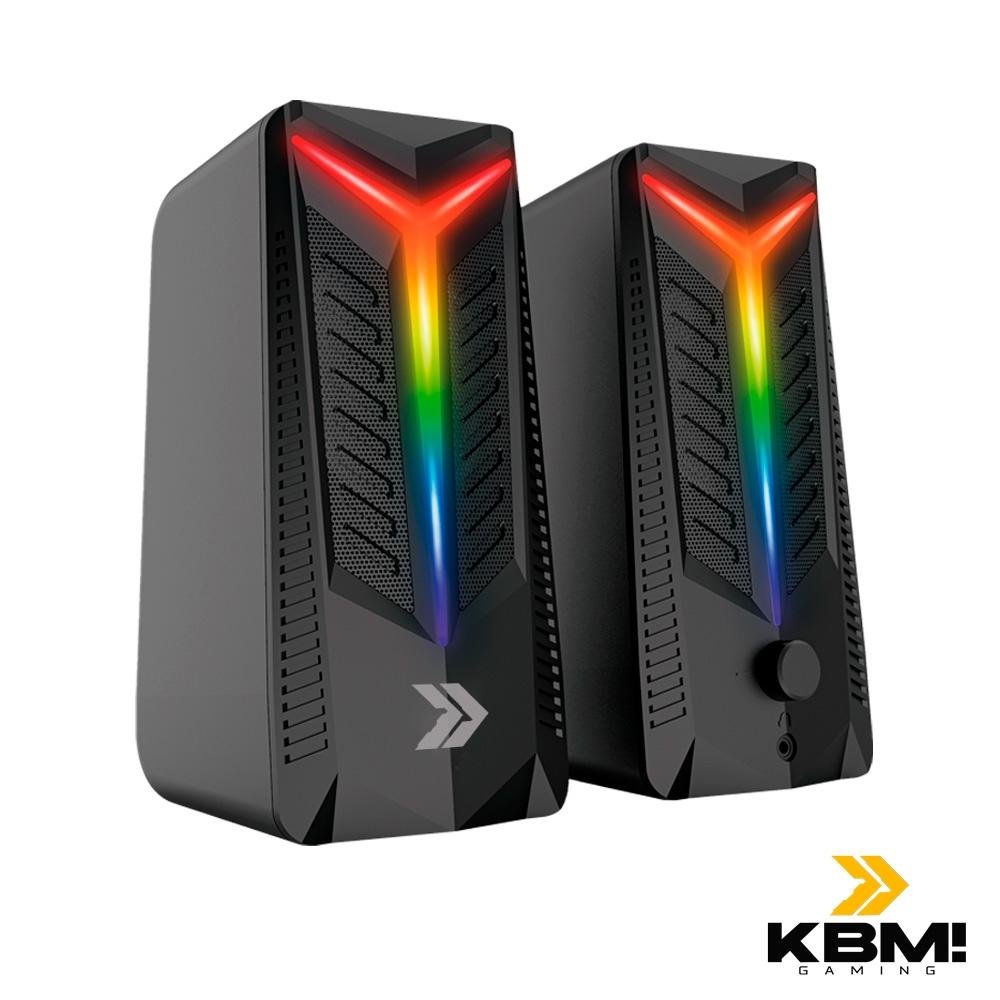 Caixa de Som Gamer KBM! GAMING ( Balão.info), RGB, AUX, Drive de 45mm, RMS 10W - ( Balão.info - foto 3