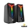 Caixa de Som Gamer KBM! GAMING CSG120, RGB, AUX, Drive de 45mm, RMS 10W - KGCSG120