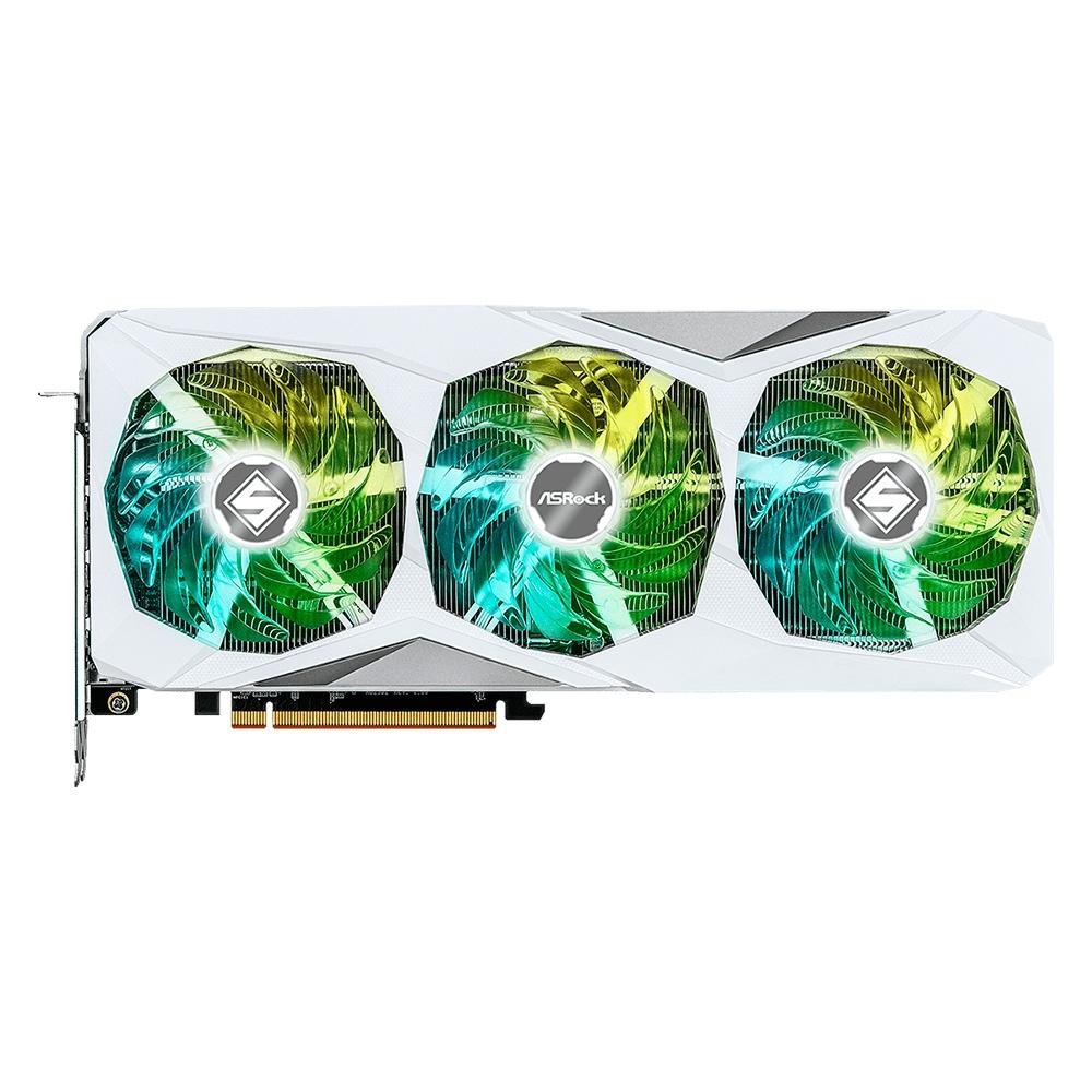 Placa de Vídeo RX 7700 XT Steel Legend 12G OC ASRock AMD Radeon, 12GB, GDDR6,AMD RDNA 3, Ray Tracing - 90-GA4PZZ-00UANF Placa de Vídeo RX 7700 XT Steel Legend 12G OC ASRock AMD Radeon, 12GB, GDDR6,AMD RDNA 3, Ray Tracing - 90-GA4PZZ-00UANF