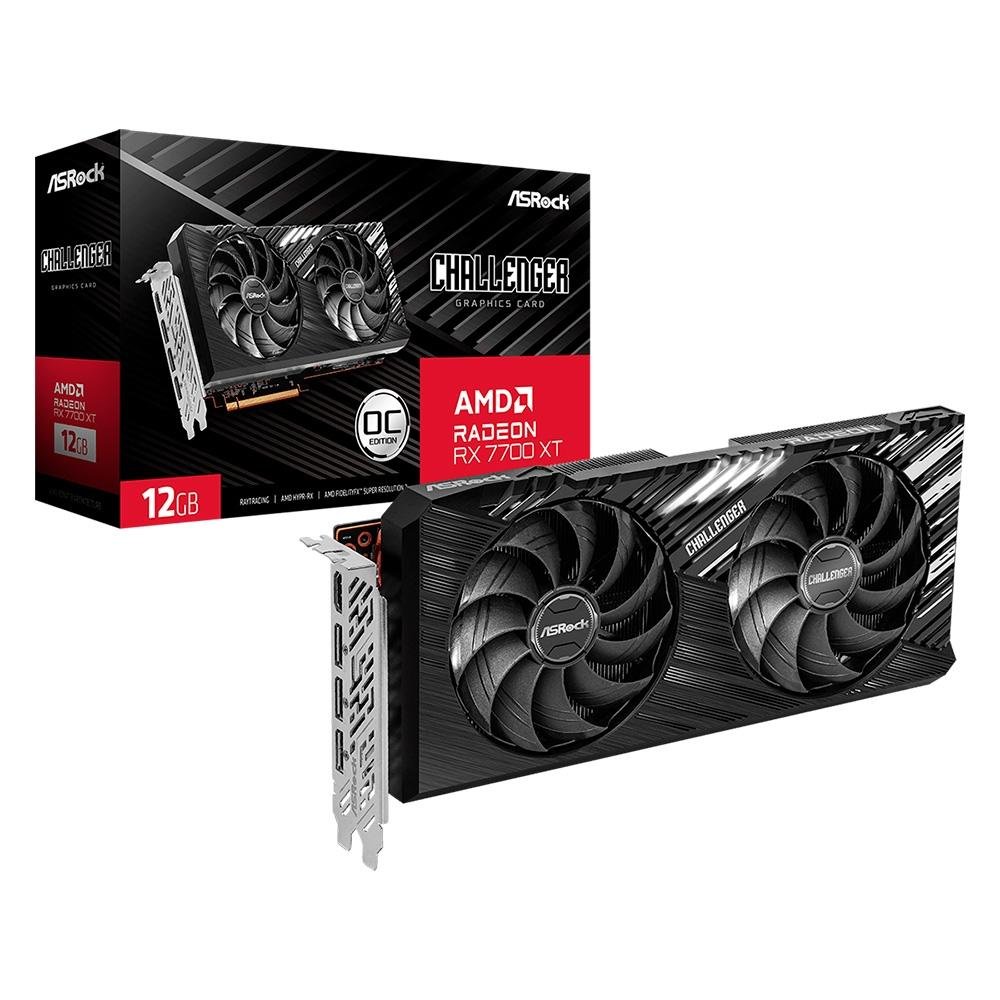 ASRock Radeon RX 7700 XT 12GB OCモデル RX 7700 XT Challenger 12G OC | KaBuM!