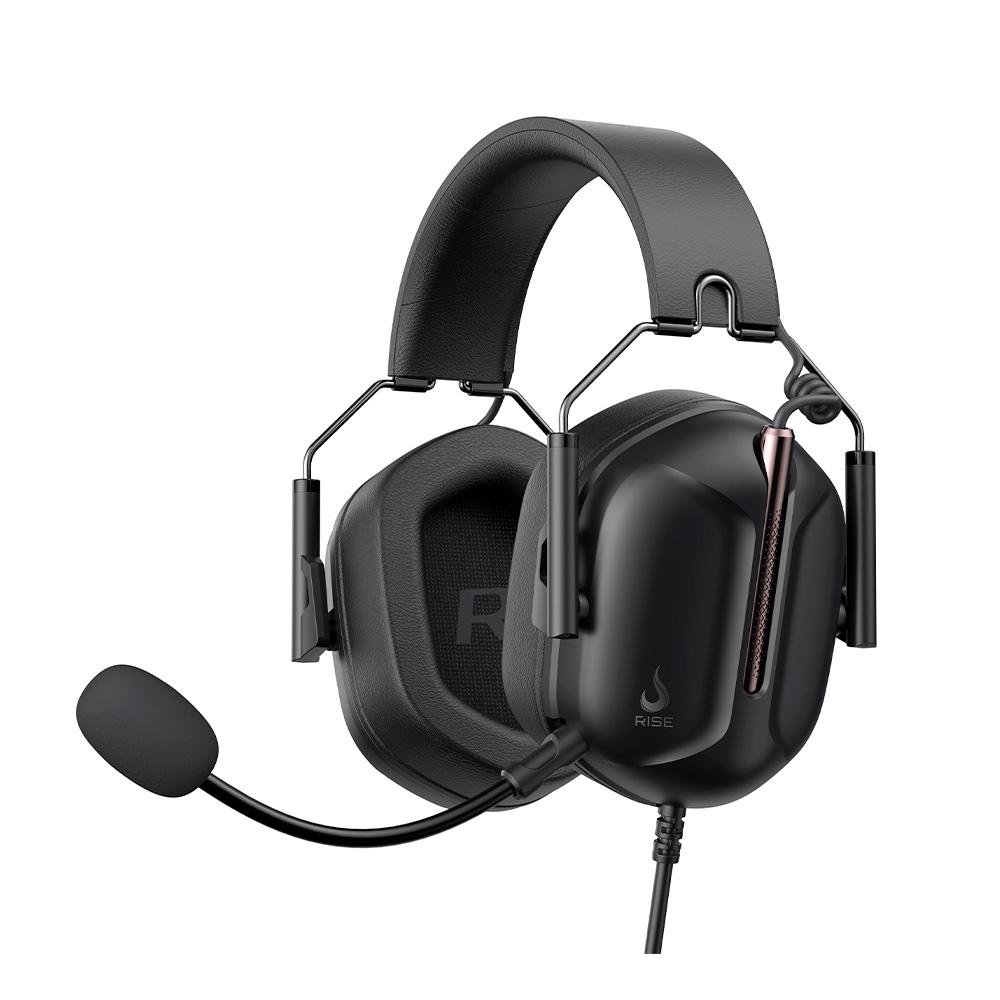 Headset Gamer Rise Mode G1, Drivers 50mm, P3 3.5mm, Preto - RM-HS-G1-FB