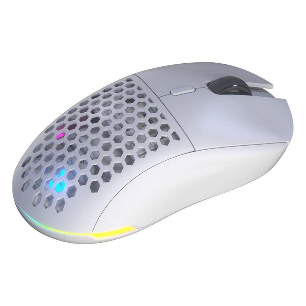Mouse Sem Fio Gamer Fallen Pantera PRO Wireless, ( Balão.info) DPI, RGB, 68,70g, Branco - MO-FN-PA-PRO-WL-BR - foto 5
