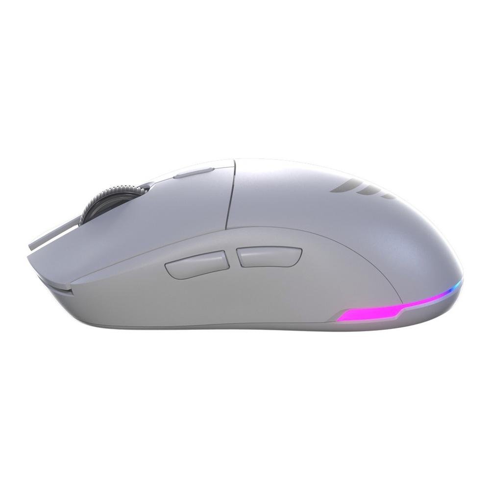 Mouse Sem Fio Gamer Fallen Pantera PRO Wireless, ( Balão.info) DPI, RGB, 68,70g, Branco - MO-FN-PA-PRO-WL-BR - foto 2