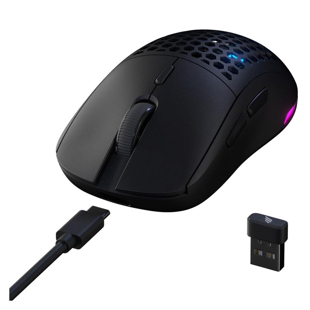 Mouse Sem Fio Gamer Fallen Pantera PRO Wireless, ( Balão.info) DPI, RGB, 68,70g, Preto - MO-FN-PA-PRO-WL-PT - foto 3