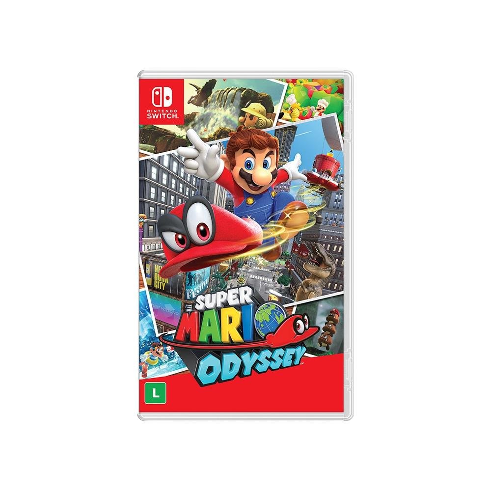 Jogo Super Mario Odyssey, Nintendo Switch - HBCPAAACA